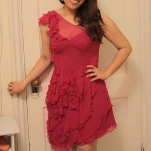 NWT KAREN MILLEN silk cocktail dress 8 M